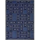 Joy Carpets Any Day Matinee Admit One Theater Area Rugs 46-Inch by 64-Inch by 0.36-Inch Blue [並行輸入品]