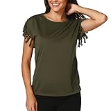 トップス レディース 夏 Kohore おしゃれ シャツチュニック tシャツ 半袖 丸首 無地 ゆるtシャツ ゆったり 体型カバー 人気 着痩せ s-ll 大きいサイズ 春 秋 ブラウス 部屋着 プレ