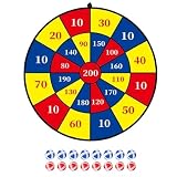 Boono ダーツ ボール おもちゃ 的当て ゲーム ダーツ ボード 遊び道具 マジックテープ ボール (74㎝ダーツボード)