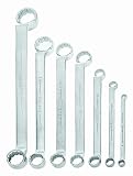 Williams WS-8707 7-Piece Double Head 60-Degree Offset Box End Wrench Set [並行輸入品]