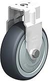 Blickle BRA-TPA 75K-FK Fixed Caster, 2.95 Wheel Diameter, 165 lb. Load Capacity by Blickle