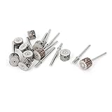 uxcell フラップホイール　シルバートンエメリー布金属製研削研磨　フラップホイールブラシ　120グリット10個入り