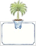(Pack of 16) - Wedding Place Cards No Placecard Holders Needed Potted Palms Pk 16