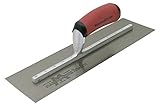 MARSHALLTOWN The Premier Line MXS82D 18-Inch by 4-3/4-Inch Finishing Trowel with Curved DuraSoft Han