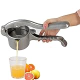 HCTOOL 果汁しぼり器 ハンド ジューサー レモン絞り器 果汁 絞り器 小さい 低温 スロージューサー ライムジュース 家庭用 業務用 (A)