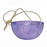 アートストーン　ハンギンク　２５cm　グレープ　／底面給水型植木鉢（底栓付）