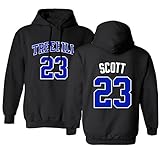 Ravensバスケットボールムービー# 23 Nathanスコット・One Tree Hill Jerseyスタイルメンズパーカースウェットシャツ