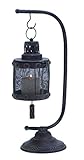 Benzara 20224 Lantern with Tall Holder, Disserted Finish by Benzara