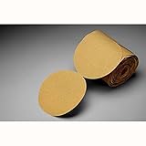 3M Stikit Gold Paper Disc Roll 216U PSA Attachment Aluminum Oxide 6 Diameter P180 Grit (Roll of 175)