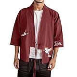 [vigerkar] 父の日ギフト バレンタインデーのお返し カーディガン メンズ 夏服 七分袖 メンズ 和式 カーディガン カジュアル 夏