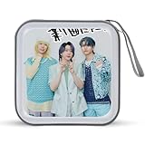 ミセス・グリーン・アップル メディアケース BD/DVD/CDケース ブルーレイディスク対応 40枚収納 セミハード ファスナー付 かわいい 手提げ袋を持つ プラスチック