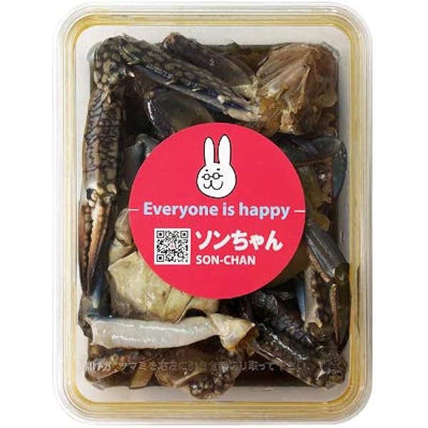 酒のつまみに最適 ソンちゃん醤油ケジャン カンジャンケジャン500g かにゲジャン2lサイズ ご飯泥棒 の異名を持つ絶品料理 日本の製造 安全 安心おいしい 冷凍発送 ソンちゃんカンジャンケジャン500g ソンちゃん カニ 通販 Amazon