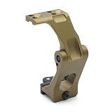 UNタイプ FAST FTC OMNI 2.91" Magnifier Mount G33/G43/G45 対応マグニファイアマウント QD レバーマウント フリップ可動式マウント20mmレールに対応 クイックデタッチ マウント レプリカ セットアルミ合金製 (FDE)