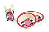 DAYOOH　子供用食器セット　エコ竹繊維製品　カラフルで割れない　BPA不使用　5PCS