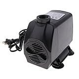 SunniMix 水族館 池 噴水 ウォーターポンプ 3500L/H 60W 超静音 耐久性