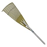 千吉 くま手 ポリ熊手 NO.2 庭まわり掃除用 ポリプロピレン製 奥行6×高さ71×幅18cm