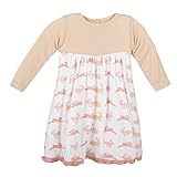 KicKeeパンツLittle Girl長袖スイングドレス、Girl自然Hare、2t