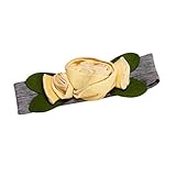 Tonsee ベビー ガールズ ヘッドバンド フラワー ヘアバンド ストレッチ 髪飾り