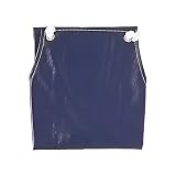 おたふく手袋/前掛け エプロン/PVCレザーエプロン胸付ロープタイプ（男女兼用） カラー：ネービー