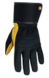Custom Leathercraft 270XL Work Gloves with Top Grain Leather and Safety Cuff, X-Large by Custom Leat
