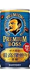 サントリー PREMIUM BOSS(プレミアムボス) 微糖 185g缶×30本入