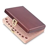 乳歯ケース 木製 乳歯 ケース ボックス 箱名前と抜けた日シール付き 乾燥用綿付き うぶ毛を入れる、 子供 キッズ出産祝い、 プレゼント 成