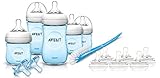 Philips AVENT Natural Infant Starter Set with Fast Flow Nipples (Includes BONUS Baby Haven Reusable 