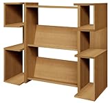 マガジンシェルフ ミディアムブラウン サイズ:W97.9×D29.5×H80.3cm