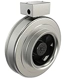 Fantech FG6M EC Inline 6 Centrifugal Duct Fan, Metal Housing, EC Motor, 363 CFM, 120V by Fantech
