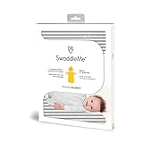 SwaddleMe Wiggle Blanket 1-PK, Grey Stripe (SM) by SwaddleMe