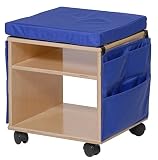 Steffy Wood Products Mobile Classroom Stool and Storage [並行輸入品]