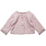 《秋冬春対応》(日本製) Pample Mousse(パンプルムース) ステッチ柄ニットキルトカーディガン 90cm/PK NO.DP-73256