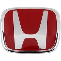 Amazon | 純正ホンダレッドHエンブレム06 – 11シビック02 – 06
