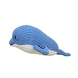 Estella Hand Knit Organic Porpoise Rattle Baby Toy by Estella, Designed for Children