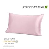 THXSILK 100% Mulberry Silk Pillowcase for Baby Girl Crib Nursery Toddler Bed 12x16 inch Pink [並行輸入品]