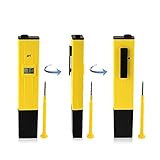 Hommy デジタルPH計 ペーハー測定器 高精度 測定値を小数点以下の2桁に表示 自動的に校正できる 水素イオン指数測定に