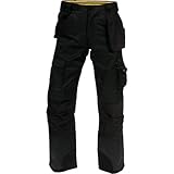 (キャタピラー) Caterpillar トレード ツイル パンツ 作業服ボトムス 作業着ズボン (ショート丈) 男性用 (38) (ブラック)