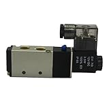 【ノーブランド品】DC12V 2.5W 空気圧電磁弁 5ポート 2ポジション