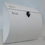 郵便ポスト郵便受け北欧風メールボックス壁掛けプレミアムステンレス白色ポストpm064-1