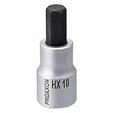 プロクソン(PROXXON) ヘックスビットソケット 1/2" ショート(55mm) 10mm No.83479