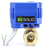 電動式ボール値− 3 / 4 "ステンレススチールボールバルブフルポート、米国9 – 24 V DC 2ワイヤ自動戻りとセットアップでソリッド。。。 3/4 Inch ブロンズ USS-MSV0001