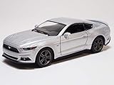 キンスマート フォード マスタング GT(2015) シルバー 1/38 ミニカー KT5386