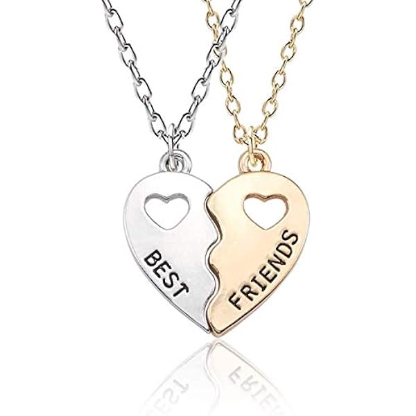 NUOBESTY Friendship Necklaces For 3 - Donut & Ice Cream Pendant Set, Cute Jewelry For Best Friends & Sisters