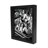 John Lennon Watching The Wheels Framedシャドウボックス3dポスター8 x 10