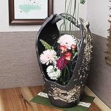 信楽焼　杏花入れ【ha-0166】　花瓶　花器　一輪挿し　花入　しがらき焼　陶器　焼き物　壷　インテリア　おしゃれ　オシャレ