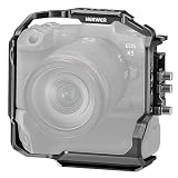 NEEWER カメラケージ EOS R5 R5 C R6 R6 II & BG-R10 バッテリーグリップ用 HDMIケーブルクランプ 3/8"ARRI位置決め&1/4"スレッド コールドシュー DJIジンバル Arcaタイプ QRシステムに対応 CA033