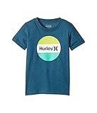 (ハーレー)Hurley キッズTシャツ Rolled Tee (Little Kids) Legion Blue Heather 5 Little Kids n/a [並行輸入品]