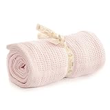Bizzi Growin Cellular Blankets (Pastel Pink) by Bizzi Growin
