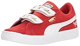 PUMA ユニセックス・キッズ Minions Suede Velcro Kids カラー: レッド