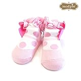 (マッドパイ)mud pie　立体ソックス/ポルカドットリボン/フリル付きベビーソックス